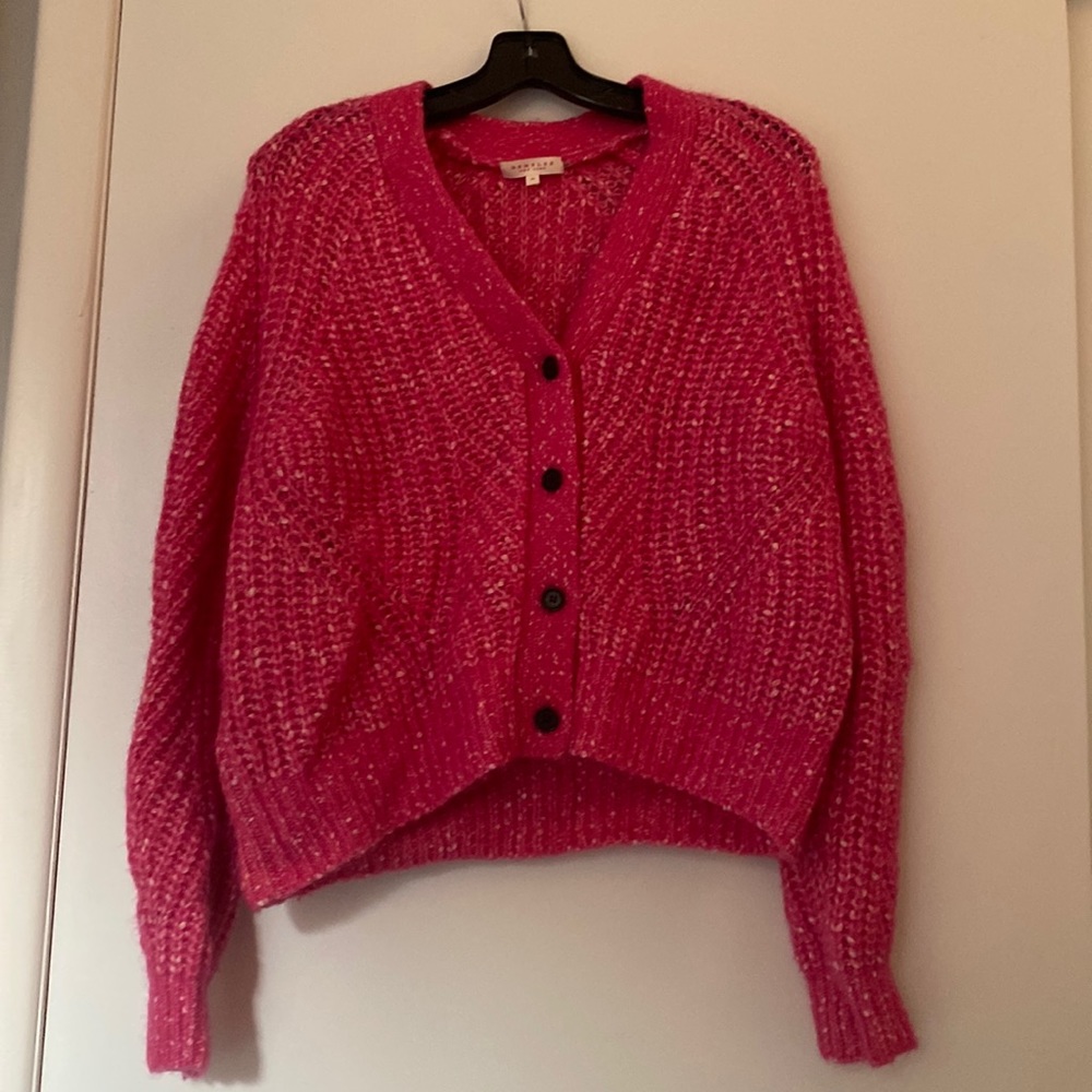Pink extra soft Demylee alpaca sweater size MEDIUM